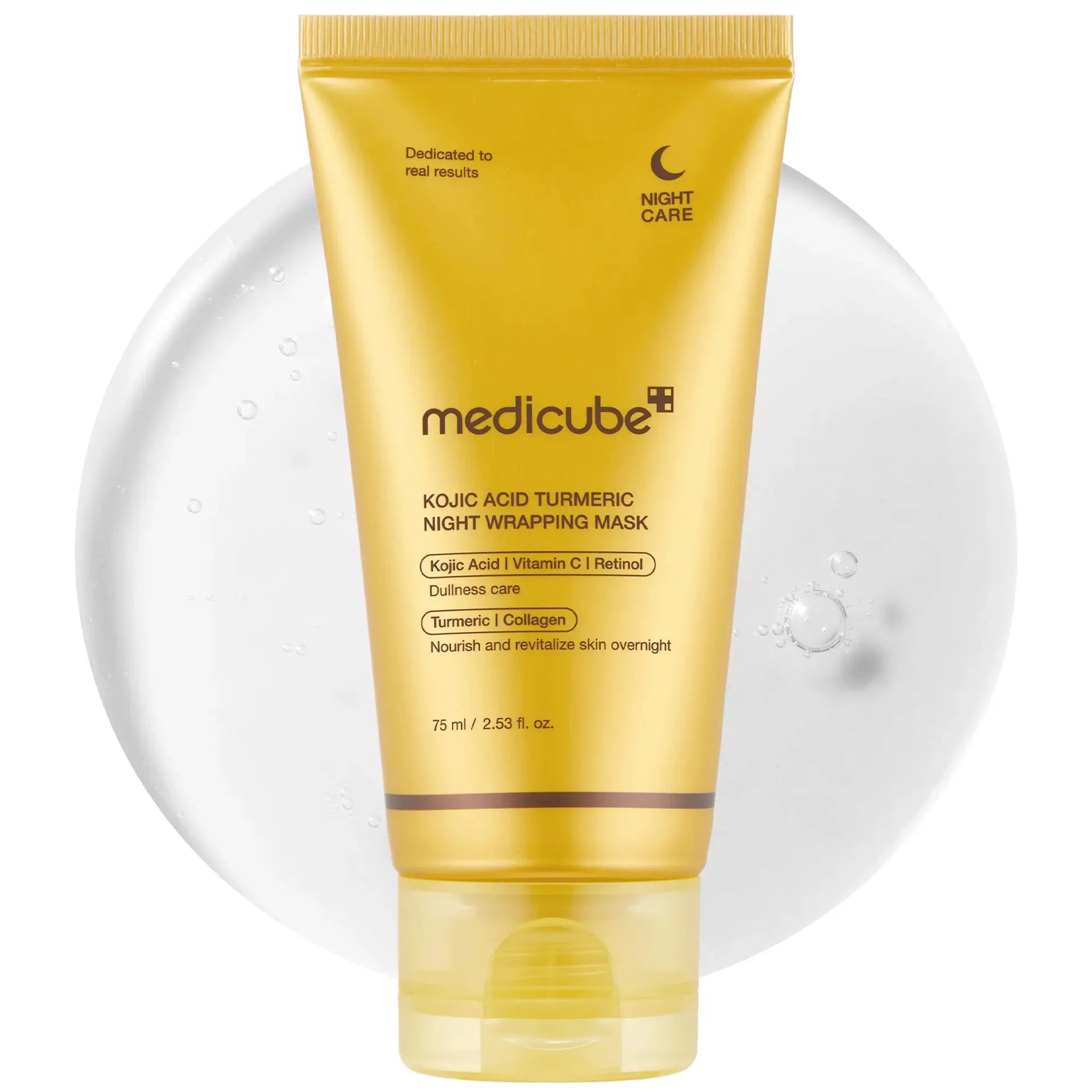Turmeric VC Collagen Peel Mask for hydrating and moisturizing application Anti-inflammatory Peel mask with brush