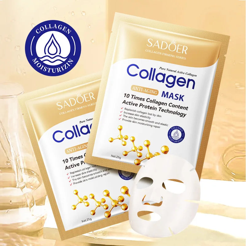 Facial biogenesis Mask™- 5 Packs Anti-wrinkle Collagen Moisturizing